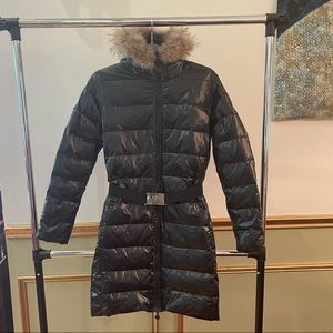 Moncler Hermifur Long Down Jacket